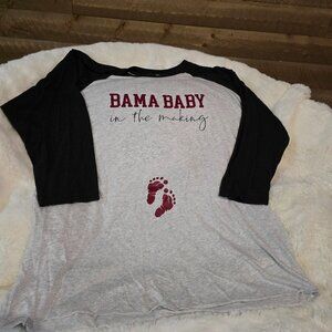 Alabama Christmas Tide Maternity Shirt (2X)